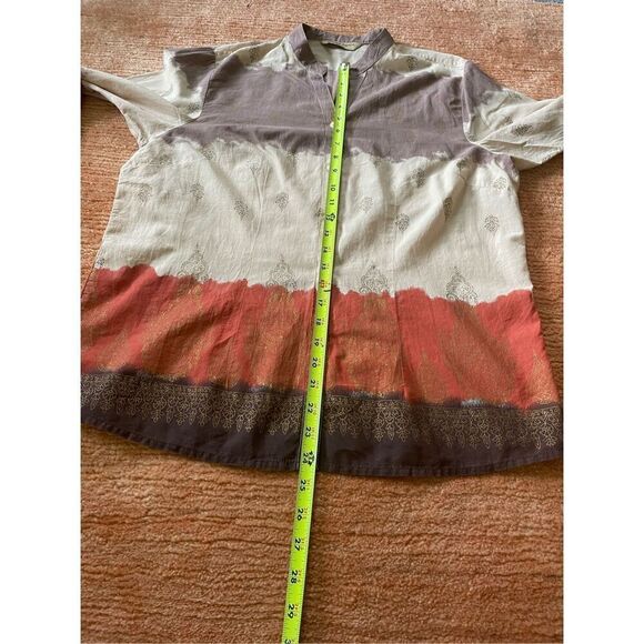 Quizz Again 100% cotton button down shirt M - Picture 4 of 7